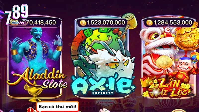 5 bước chơi quay hũ slot Axie Infinity tại cổng game 789Club