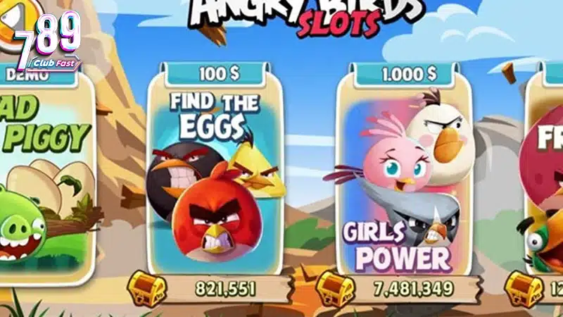 Các chế độ game quay hũ slot Angry Birds hot nhất 2025