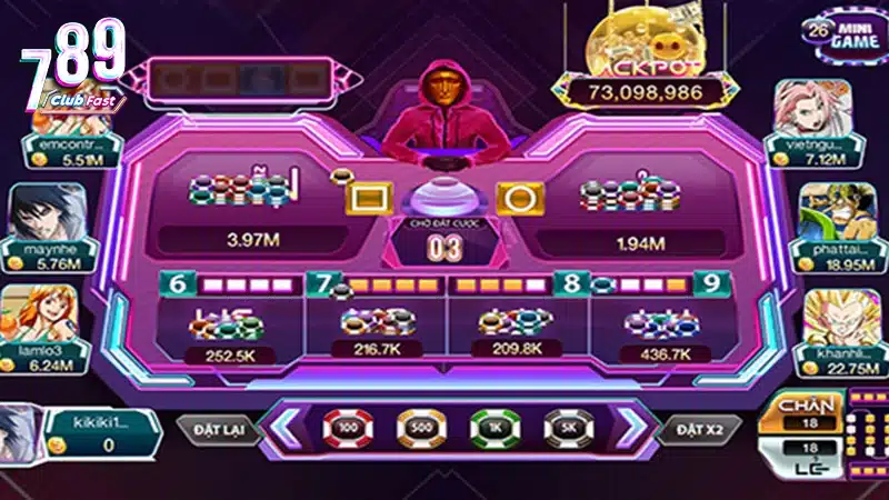 Giao diện Xóc đĩa đổi thưởng đẹp mắt từ 789Club
