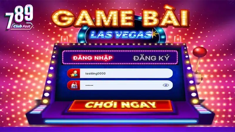 Giao diện đăng nhập đẹp mắt cổng game 789 club đổi thưởng 24.7