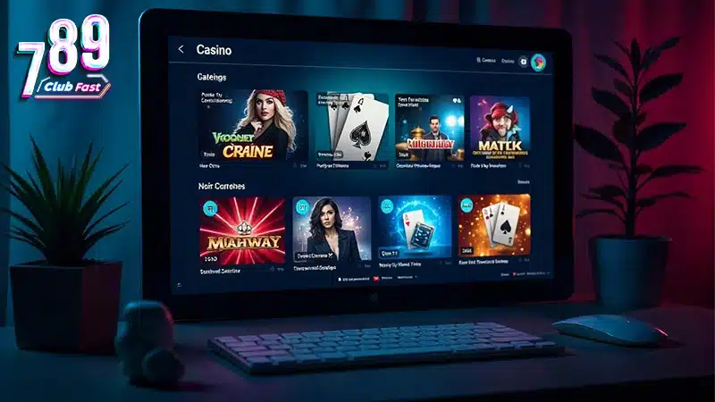 Giao diện game 789Club Las Vegas đẹp mắt