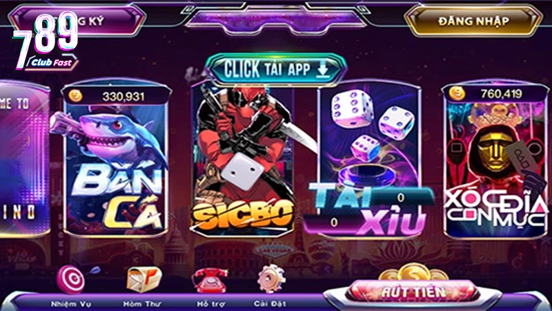Giao diện trang chủ 789club game quay hũ slot Zombies Plants
