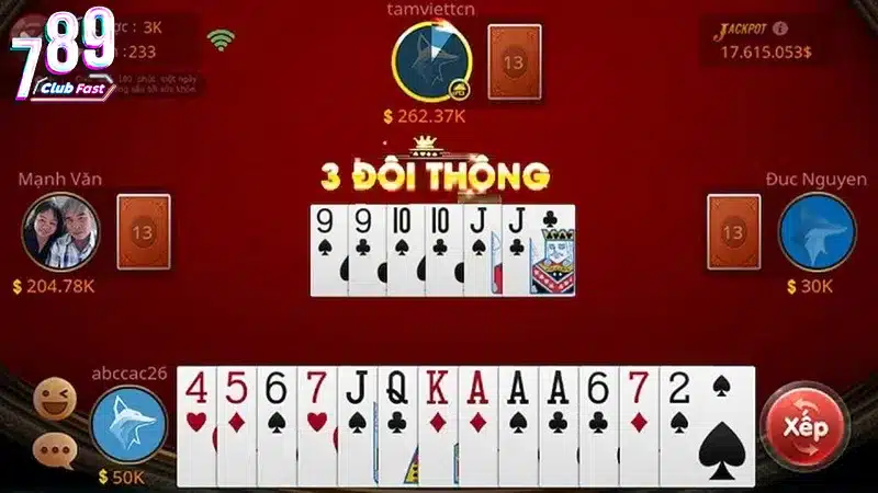 Tiến lên 3 miền chia sẻ thể lệ 789Club
