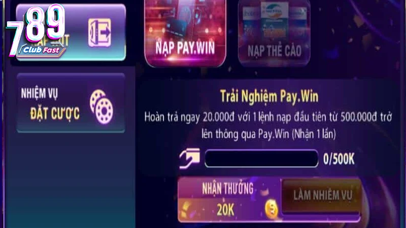 Luôn có thêm nhiều khuyến mãi 789club khi nạp tiền